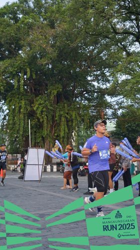 Race photo from Mangkunegaran Run 2025