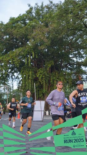 Race photo from Mangkunegaran Run 2025