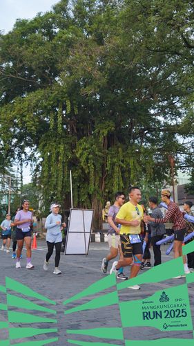 Race photo from Mangkunegaran Run 2025