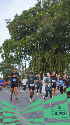 Race photo from Mangkunegaran Run 2025