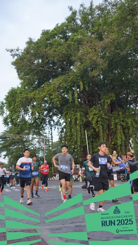 Race photo from Mangkunegaran Run 2025