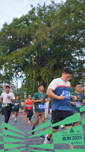 Race photo from Mangkunegaran Run 2025