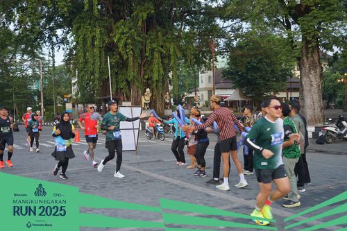 Race photo from Mangkunegaran Run 2025