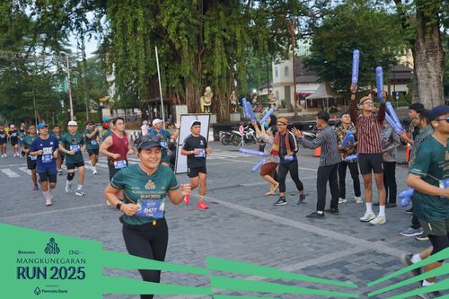 Race photo from Mangkunegaran Run 2025