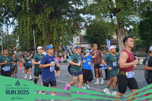 Race photo from Mangkunegaran Run 2025
