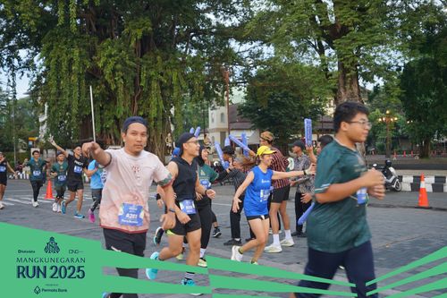 Race photo from Mangkunegaran Run 2025