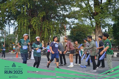 Race photo from Mangkunegaran Run 2025