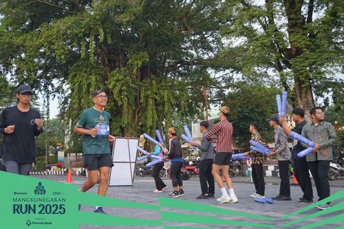 Race photo from Mangkunegaran Run 2025