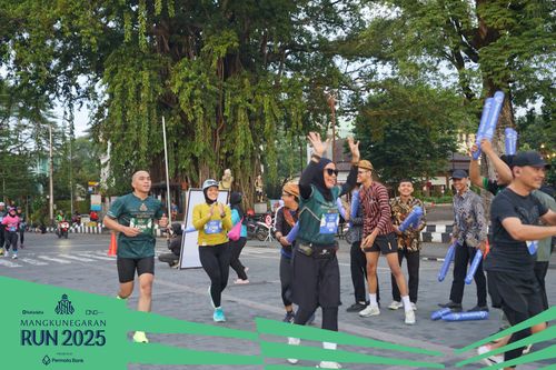 Race photo from Mangkunegaran Run 2025