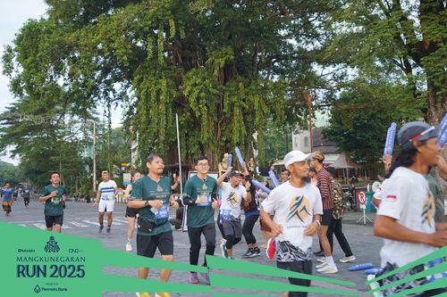 Race photo from Mangkunegaran Run 2025