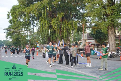 Race photo from Mangkunegaran Run 2025