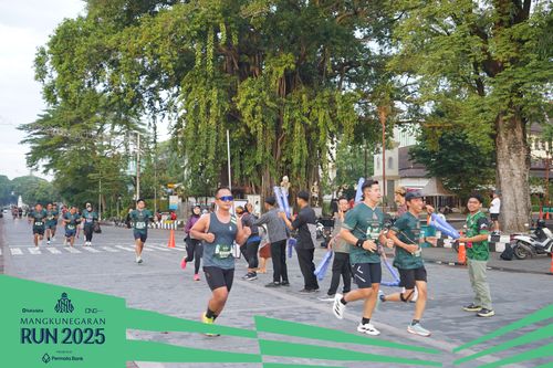 Race photo from Mangkunegaran Run 2025