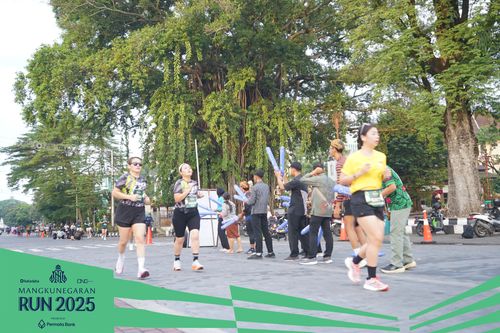 Race photo from Mangkunegaran Run 2025