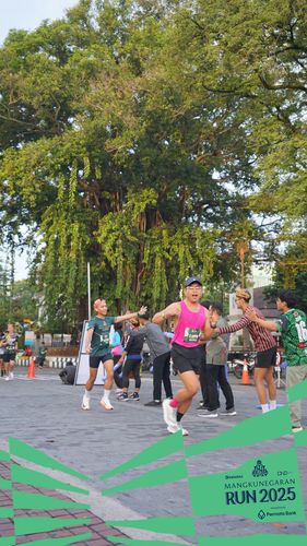 Race photo from Mangkunegaran Run 2025