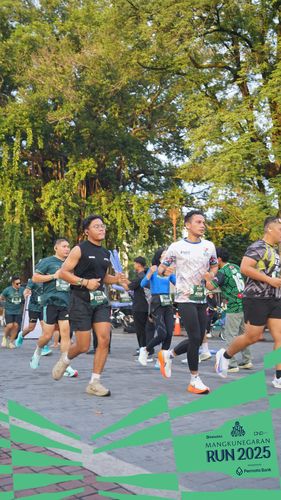 Race photo from Mangkunegaran Run 2025