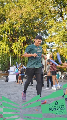 Race photo from Mangkunegaran Run 2025