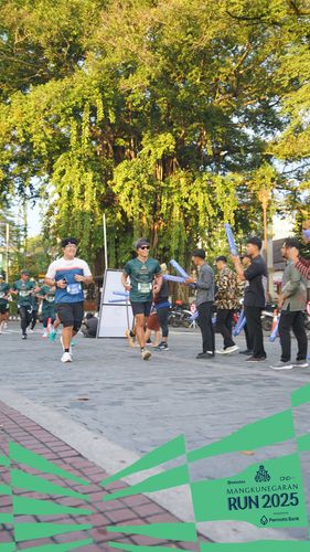 Race photo from Mangkunegaran Run 2025