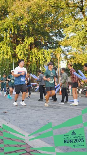 Race photo from Mangkunegaran Run 2025