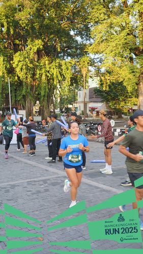 Race photo from Mangkunegaran Run 2025