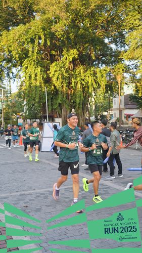 Race photo from Mangkunegaran Run 2025