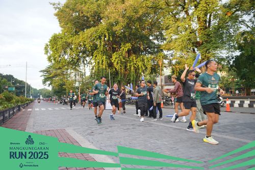 Race photo from Mangkunegaran Run 2025