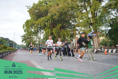 Race photo from Mangkunegaran Run 2025