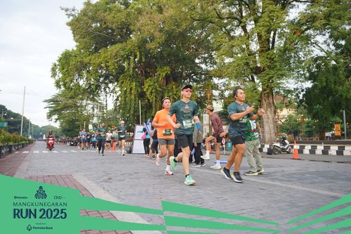 Race photo from Mangkunegaran Run 2025