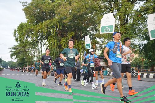 Race photo from Mangkunegaran Run 2025
