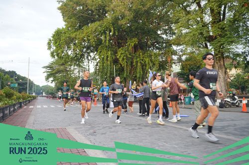 Race photo from Mangkunegaran Run 2025