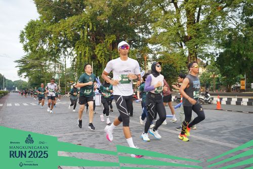 Race photo from Mangkunegaran Run 2025