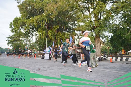 Race photo from Mangkunegaran Run 2025