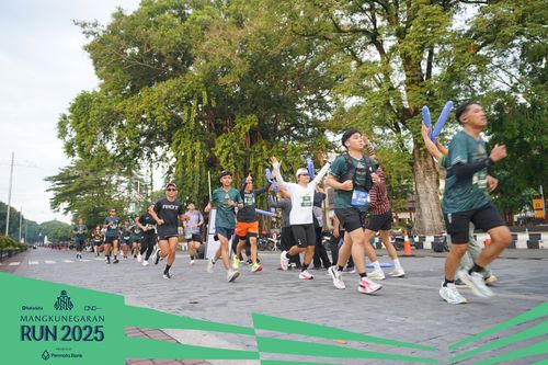 Race photo from Mangkunegaran Run 2025