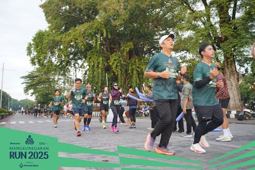Race photo from Mangkunegaran Run 2025