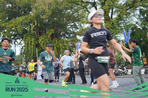 Race photo from Mangkunegaran Run 2025