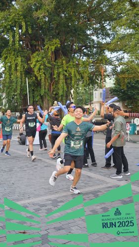Race photo from Mangkunegaran Run 2025