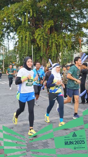 Race photo from Mangkunegaran Run 2025