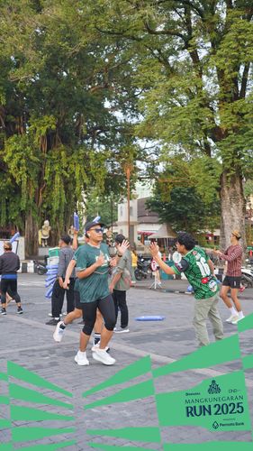 Race photo from Mangkunegaran Run 2025