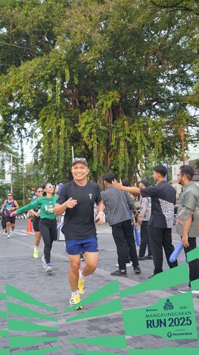Race photo from Mangkunegaran Run 2025