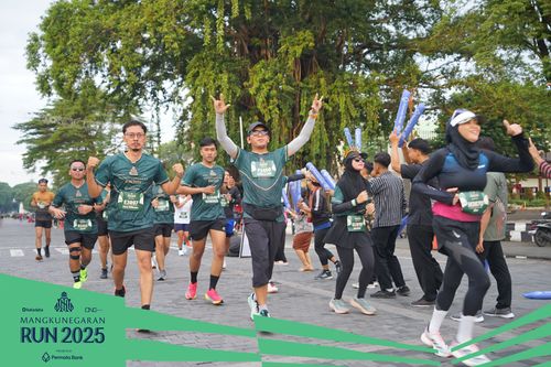 Race photo from Mangkunegaran Run 2025