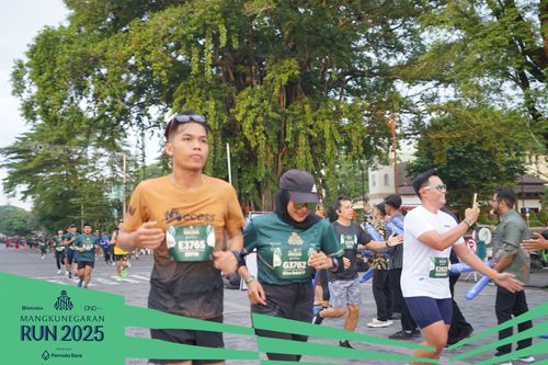 Race photo from Mangkunegaran Run 2025
