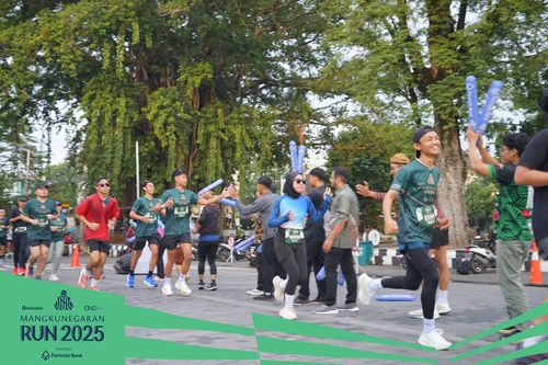 Race photo from Mangkunegaran Run 2025