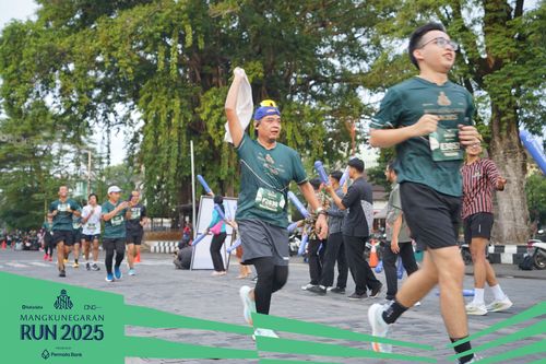 Race photo from Mangkunegaran Run 2025