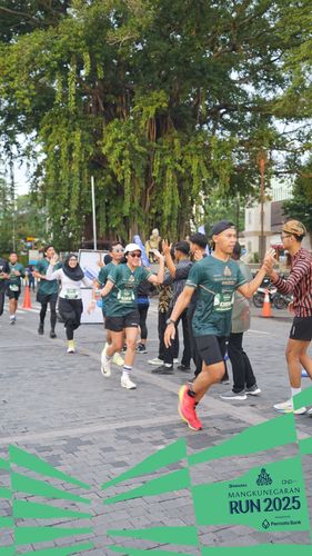 Race photo from Mangkunegaran Run 2025