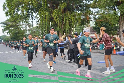 Race photo from Mangkunegaran Run 2025