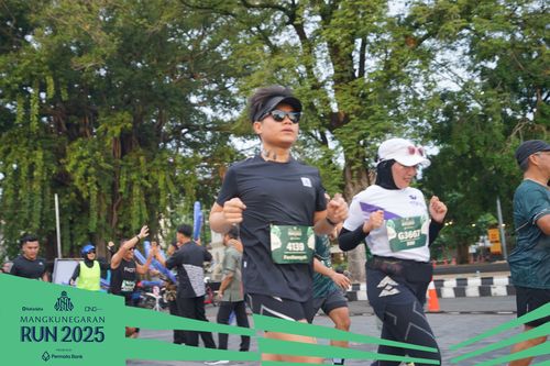 Race photo from Mangkunegaran Run 2025