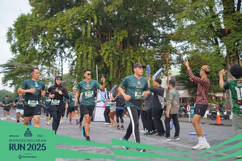 Race photo from Mangkunegaran Run 2025