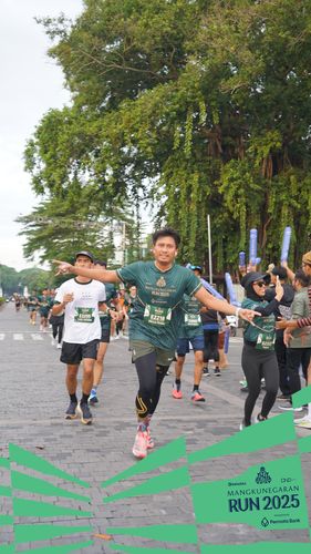 Race photo from Mangkunegaran Run 2025