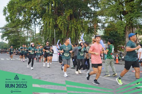 Race photo from Mangkunegaran Run 2025