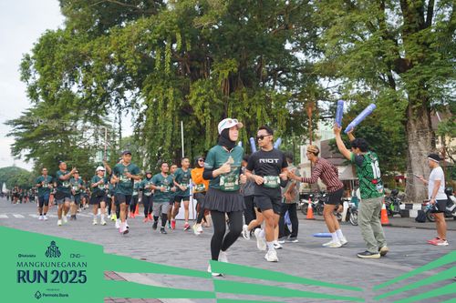 Race photo from Mangkunegaran Run 2025