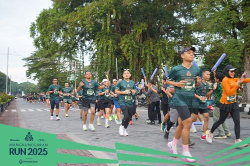 Race photo from Mangkunegaran Run 2025